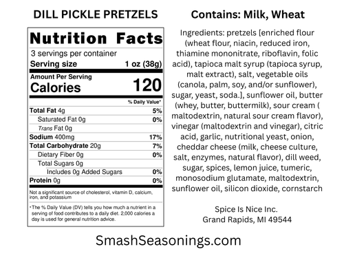 Dill Pickle Pretzels